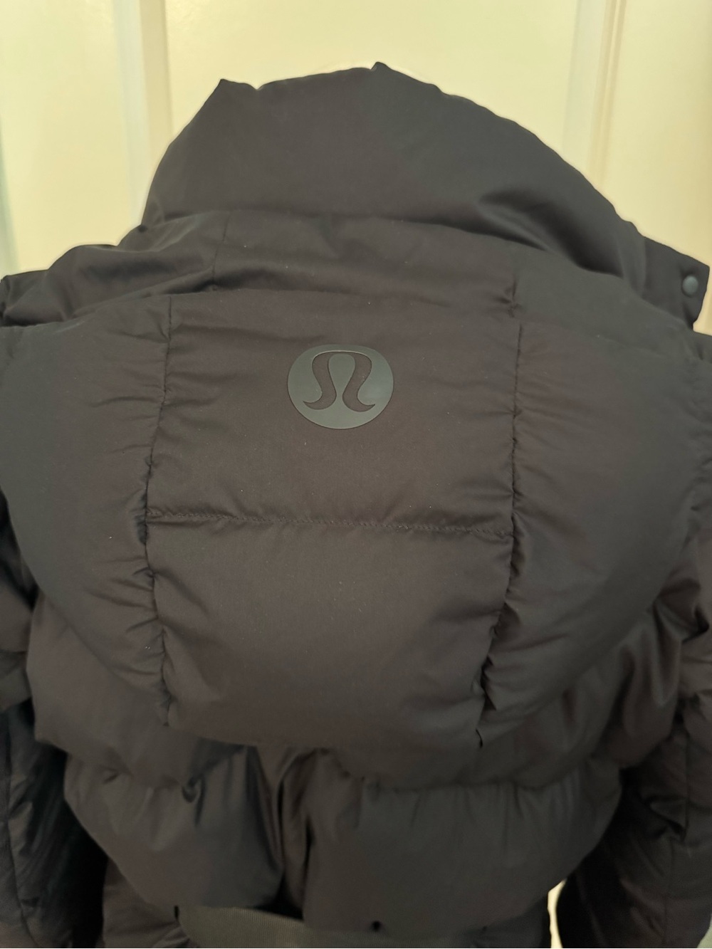 lululemon athletica Black Hooded Puffer Jacket